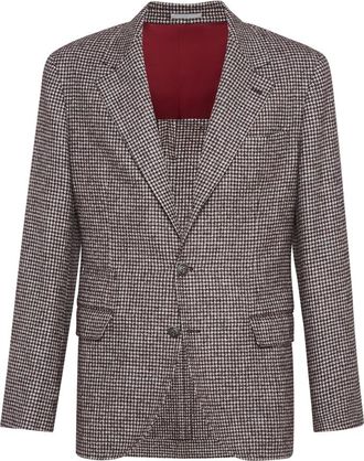 Brunello Cucinelli Houndstooth Blazer