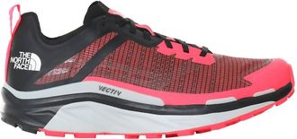 The North Face Womens Vectiv Infinite Trail Running Shoes In Tnf Black/brillant Coral