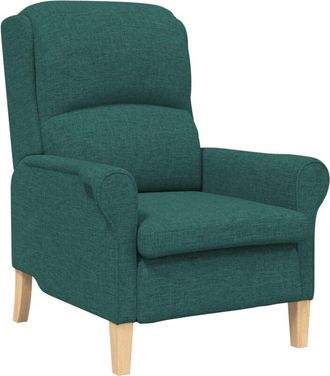 vidaXL Armchair Dark green 76 x 94 x 102 cm Fabric Vidaxl