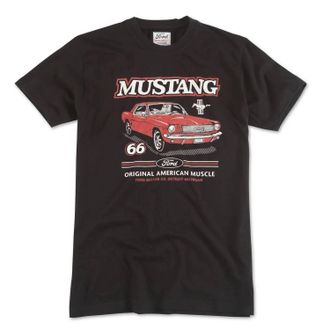 American Needle Mens Ford Mustang T-Shirt In Black