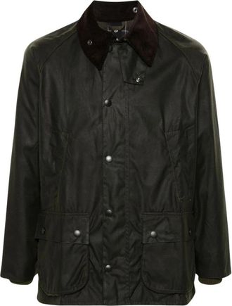 Barbour Bedale Wax Jacket - Heren - Zomerjassen - Groen - 2XS - Katoen - Jassen