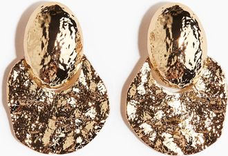 H&M Ohrringe mit Strukturmuster - Gold