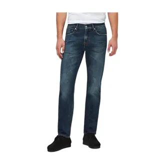 7 For All Mankind Slim-fit Jeans, male, Blue, Size: W33 Luxe Performance Jeans