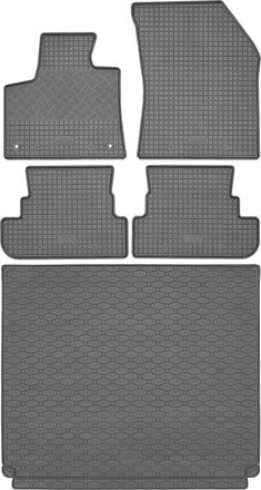 OEM Juego De Alfombrillas De Goma Para Coche Y Alfombrilla Para Maletero Para Peugeot 3008 Ii Phev Crossover A Partir De Septiembre De 2019