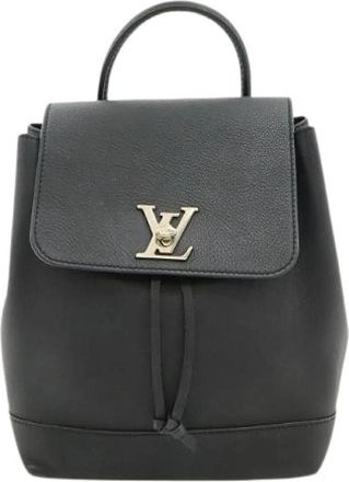 Louis Vuitton Pre-owned Vintage Rugzak - Dames - Vintage Rugzakken - Zwart - ONE Size - Leer - Vintage