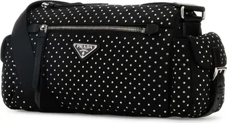 Prada Womens Black Nylon Shoulder Bag Nero Borse A Tracolla