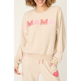 PJ Salvage For the Mamas Cotton Blend Sweatshirt in Light Oatmeal at Nordstrom, Size X-Small