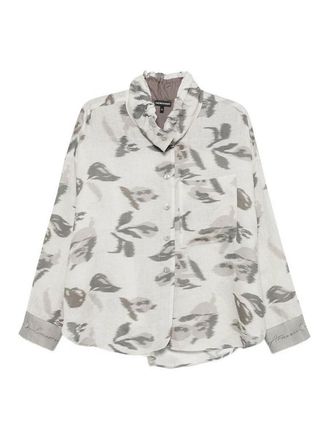 Emporio Armani Printed Linen Shirt