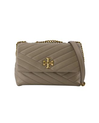 Tory Burch Tory Burch Womens Kira Chevron Small Bag - - Leather - Grey - One Size