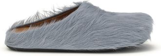 Marni Mens Mules Fussbett Aquamarine Sandal