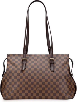 Louis Vuitton Borsa a spalla Chelsea in tela Damier Ebène 2004 - Marrone