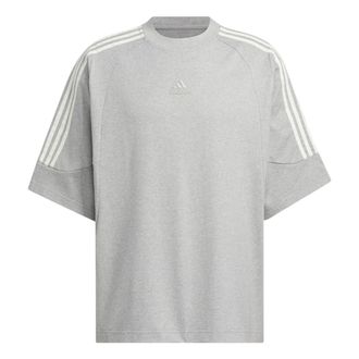 adidas Logo T-Shirt Asia Sizing Grey JI6644