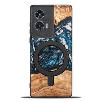 OEM Funda &Uacute;nica Bewood Para Motorola Edge 50 Fusion - Planetas Y Tierra Con Magsafe