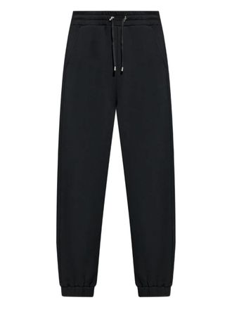 Balmain elasticated-cuff pants - men - Organic Cotton - 3XL - Black