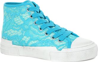 Ash Trendy Lace Mesh Turchese Sneakers - Dames - Sneakers - Blauw - 36 EU - Schoenen