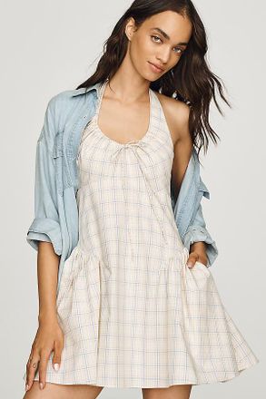 Faithfull The Brand Lola 100% Cotton Mini Dress
