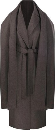 Max Mara Peonie Jas - Dames - Jas met riem - Bruin - S - Wol - Jassen