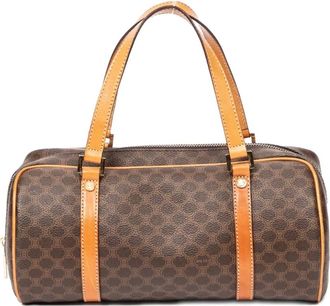 Celine small Bowling tote bag - women - Canvas - One Size - Brown