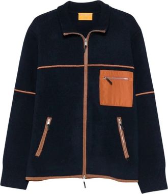 Guest In Residence Felted Louis Jacket - Heren - Vesten - Blauw - M - Wol - Truien & Vesten