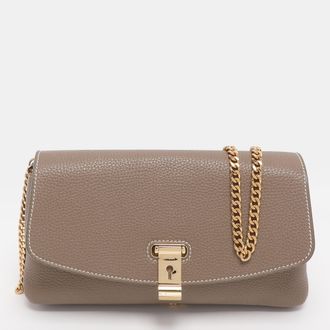 Bally Brown Leather Leena Crossbody Bag