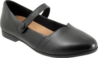 Trotters Irene Mary Jane Flat in Black at Nordstrom, Size 10.5