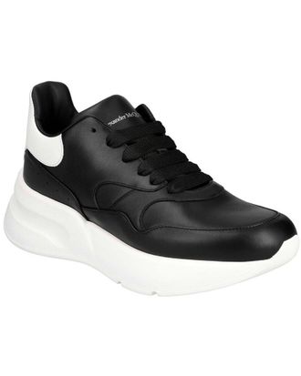 Alexander McQueen Alexander Mcqueen Womens Calfskin Court Sneaker, Never Worn (Authentic Pre- Loved)