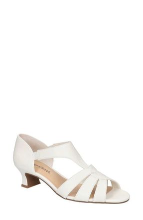 Easy Street Essie Sandal in White at Nordstrom, Size 7.5