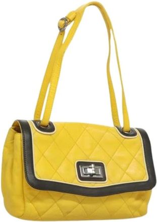 Chanel Borsa a spalla Matelass&eacute; 2.55 Pre-owned - - Pre-owned - Donna - Giallo - ONE SIZE
