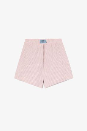 Ganni Pink Elasticated Shorts - Size 34 Organic Cotton