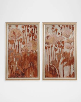 John-Richard Poppies No. 1-2 Framed Giclee Diptych by Mary Pratt