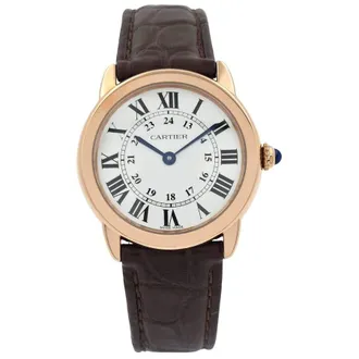 Cartier Pre-owned Cartier Ronde Solo De Cartier Silver Dial Ladies Watch W6701007