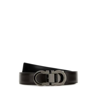 Ferragamo Belts, male, Brown, Size: 110 CM Reversible Gancini Belt