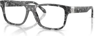 Versace 56mm Square optical glasses in Tortoise at Nordstrom