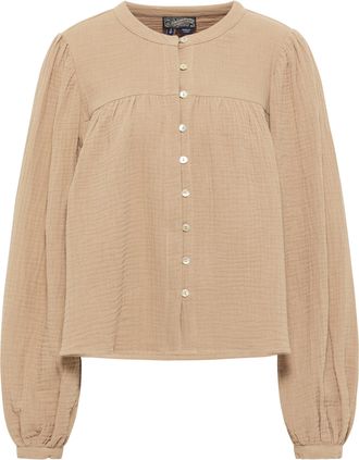 Dreimaster Dreimaster Blouse Dames steenbeige