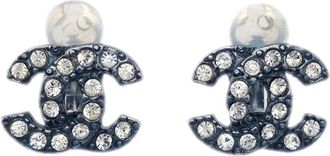 Chanel Orecchini a clip con logo CC 2004 - Argento