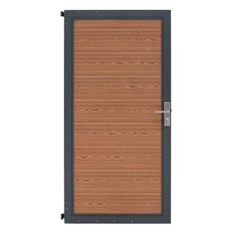 MonsterShop Composite Panel Gate - Brown