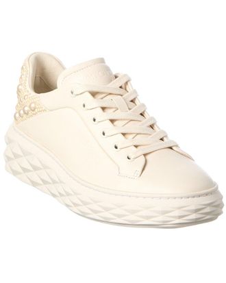 Jimmy Choo London Diamond Maxi/F Ii Leather Sneaker