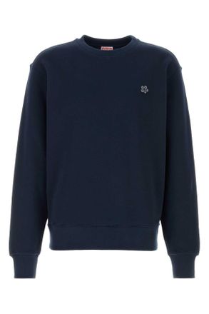 Kenzo Navy Blue Cotton Sweatshirt