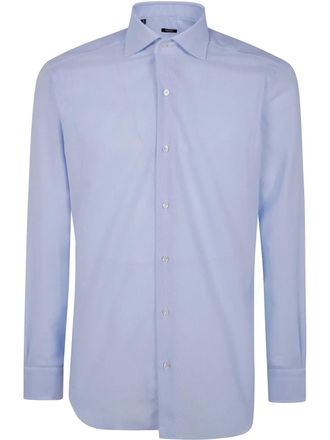 Barba cotton shirt - Blue