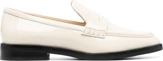3.1 Phillip Lim Alexa penny loafers - women - Calf Leather/Calf Leather/Calf Leather/Cotton/Polyester - 35 - Neutrals
