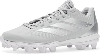 adidas adiZero Impact 2.0 Molded Baseball Cleats Mens Shoes Team Light Grey/Silver Metallic/White : 11.5 D - Medium, Rubber