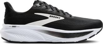 Brooks Mens Ghost 17 Running Shoes In Black/grey/white