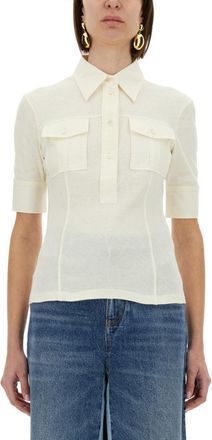 Chlo&eacute; Slim Fit Polo