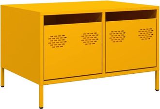 vidaXL TV Cabinet Mustard Yellow 68x50x43.5 cm Cold-rolled Steel vidaXL