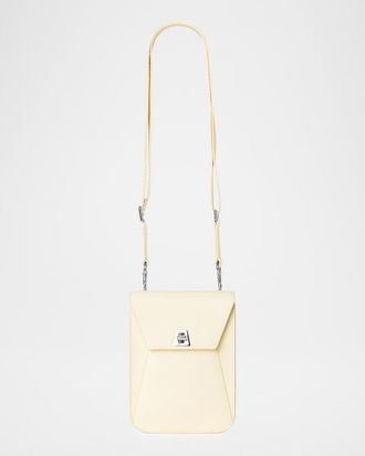 Akris Anouk Mini Leather Messenger Bag