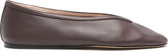 Le Monde Beryl Luna ballet flats - women - Calf Leather/Calf Leather/Calf Leather - 37 - Brown