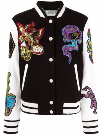 Philipp Plein giacca con ricamo colore - Nero