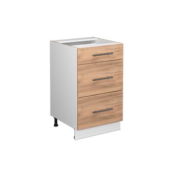 Vicco Mueble Bajo De Cocina Fame-line, Roble Dorado, 50 Cm Sin Encimera