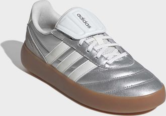 adidas Sneaker ADIDAS SPORTSWEAR BARREDA MUNDIAL, Damen, Gr. 38,5, silber metallic, core wei&szlig;, iron metallic, Leder, Schuhe Sneaker