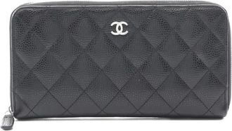 Chanel Portafoglio con zip CC 2021 - Nero